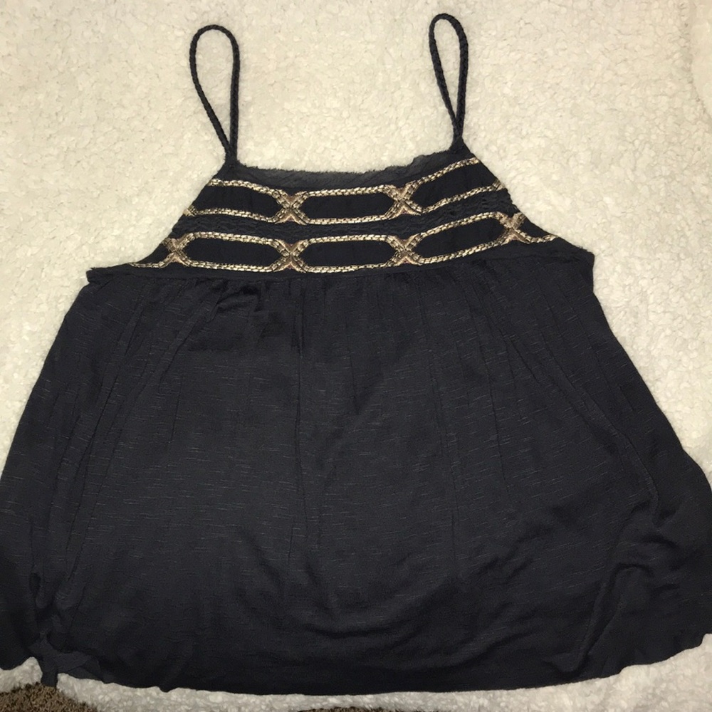 American Eagle stitched tank XS